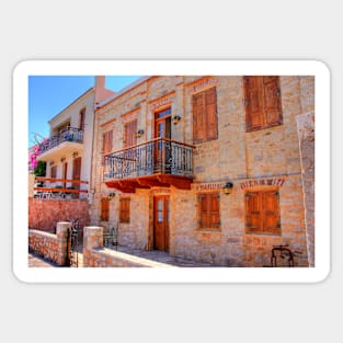 Halki house Sticker